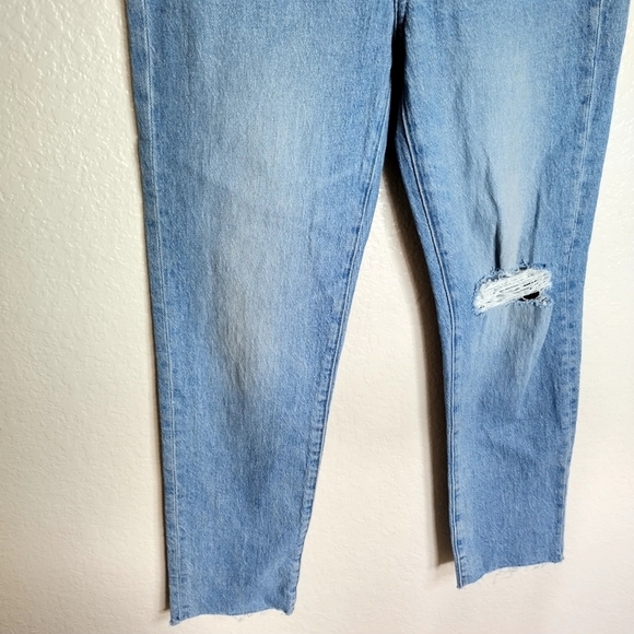 Madewell The Perfect Vintage Jean in Coney Wash: Destroyed Edition sz 25 - Picture 4 of 9